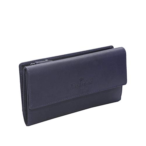The Chesterfield Brand Leder Portemonnaie Navy Dahlia RFID Safe The Chesterfield Brand Leder Portemonnaie Navy Dahlia RFID Safe von The Chesterfield Brand