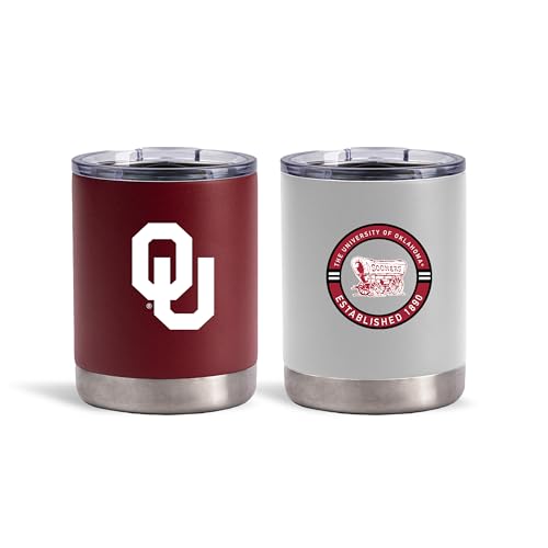 The Memory Company Lizenziertes NCAA 2er-Pack Home/Away Lowball (ohne Griff), University of Oklahoma von The Memory Company