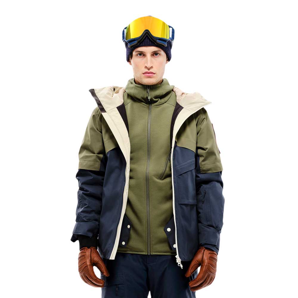 The Mountain Studio Gore-tex 2l Stretch Jacket Grün,Blau L Mann von The Mountain Studio