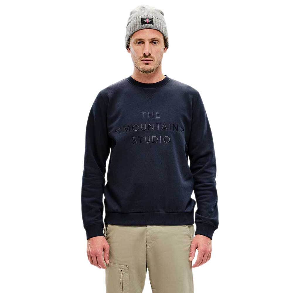 The Mountain Studio Organic Cotton Original Tms Crew Sweatshirt Blau M Mann von The Mountain Studio