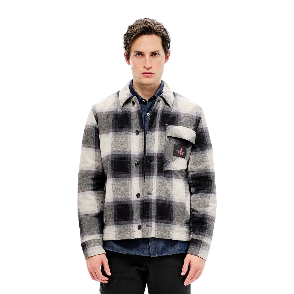 The Mountain Studio Padded Overshirt Long Sleeve Shirt Grau L Mann von The Mountain Studio