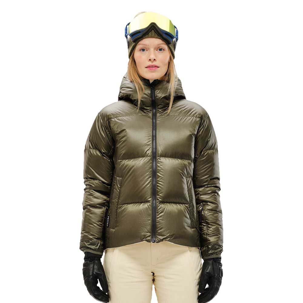 The Mountain Studio Pertex Reversible Tecno Down Jacket Grün M Frau von The Mountain Studio