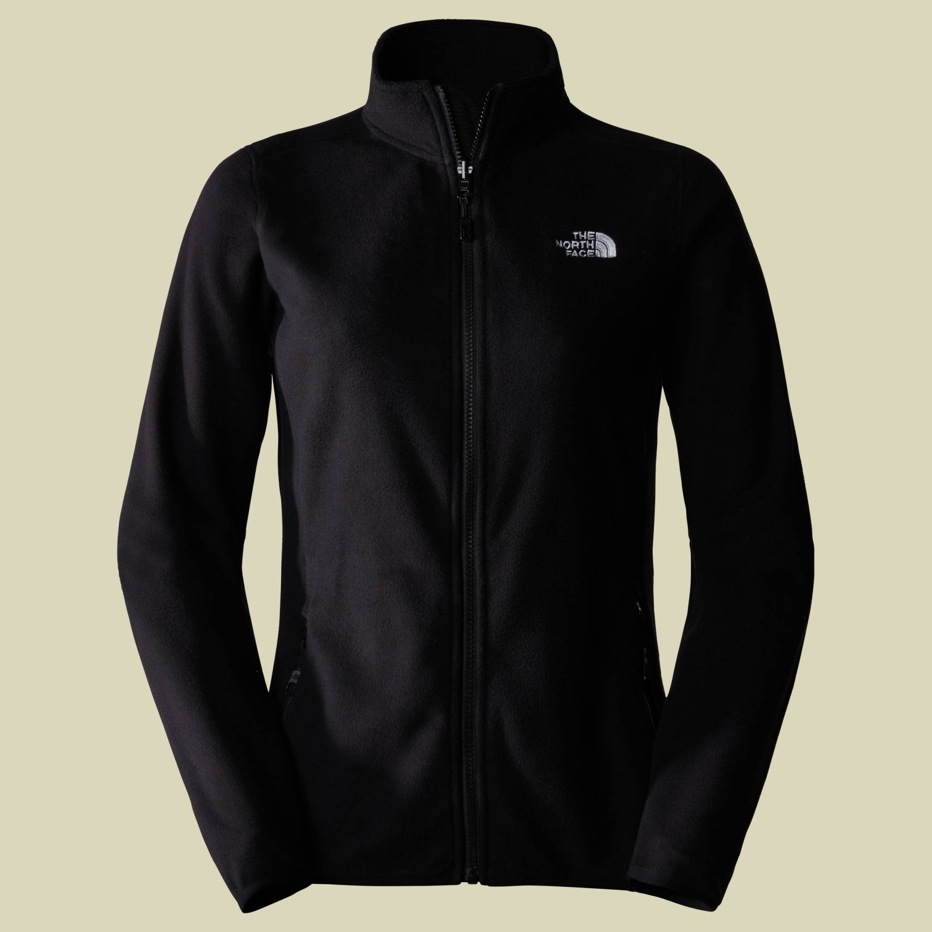 100 Glacier Full Zip Women schwarz S - TNF black von The North Face