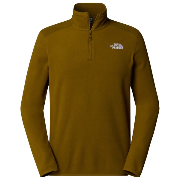 The North Face - 100 Glacier 1/4 Zip - Fleecepullover Gr S braun von The North Face