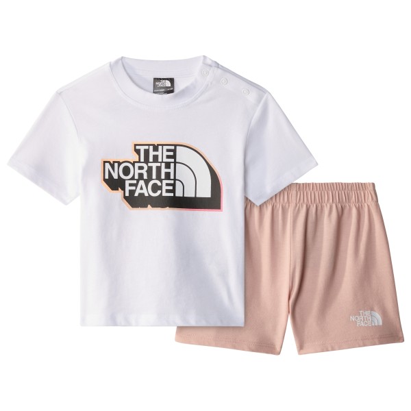 The North Face - Baby's Cotton Summer Set - T-Shirt Gr 12 Months;18 Months;24 Months;6 Months weiß von The North Face