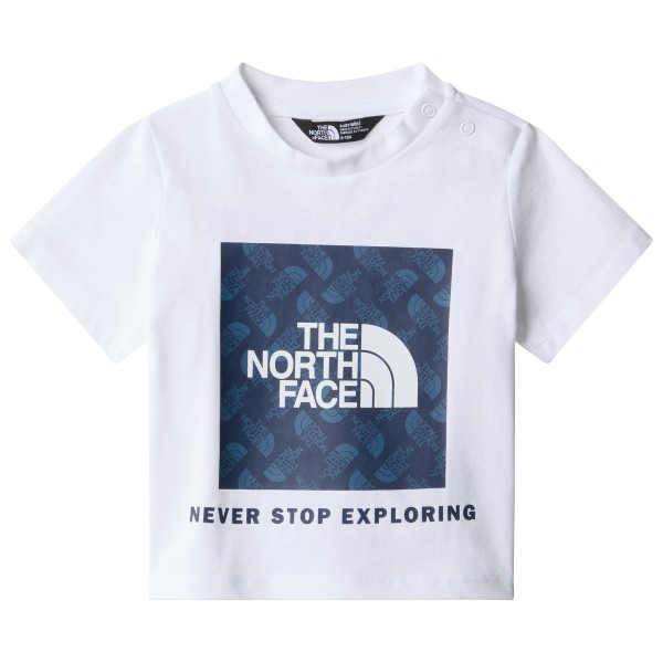 The North Face - Baby's S/S Box Infill Print Tee - T-Shirt Gr 12 Months weiß von The North Face
