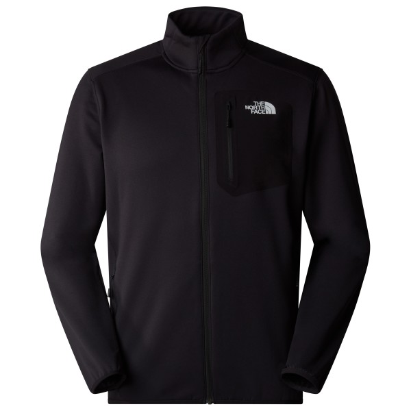 The North Face - Crest Full Zip - Fleecejacke Gr S schwarz von The North Face