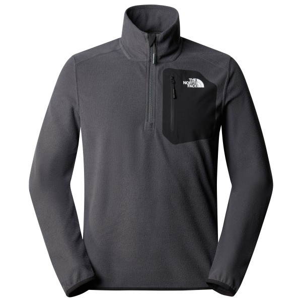 The North Face - Experit 1/4 Zip Grid Fleece - Fleecepullover Gr M grau von The North Face