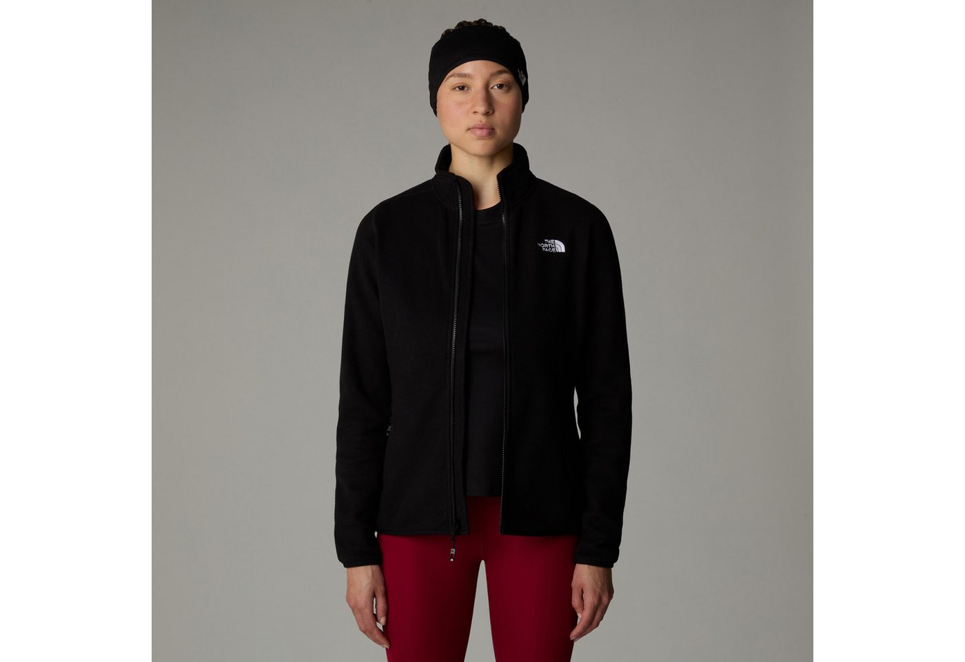 The North Face Fleecejacke W 100 GLACIER FZ - EU (1-St) mit Logostickerei von The North Face