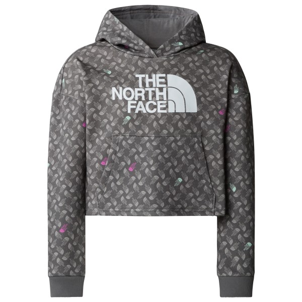 The North Face - Girl's Drew Pealight Hoodie Print - Hoodie Gr L grau von The North Face