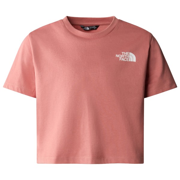 The North Face - Girl's S/S Crop Simple Dome Tee - T-Shirt Gr XS rosa von The North Face