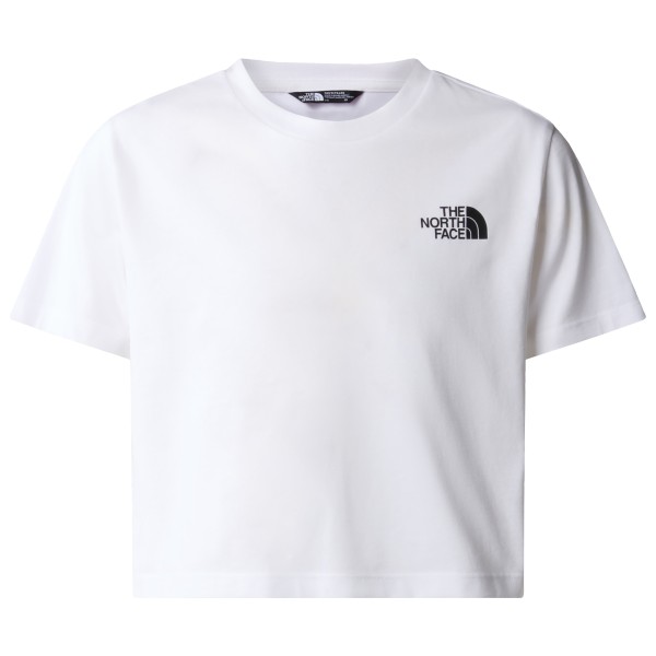 The North Face - Girl's S/S Crop Simple Dome Tee - T-Shirt Gr XS weiß von The North Face