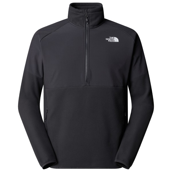 The North Face - Glacier Heavyweight 1/2 Zip - Fleecepullover Gr XL schwarz/grau von The North Face