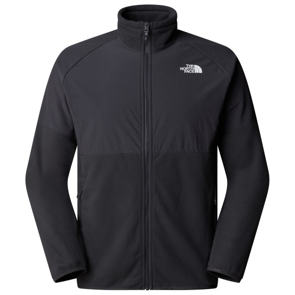 The North Face - Glacier Heavyweight Full Zip - Fleecejacke Gr XXL schwarz/grau von The North Face