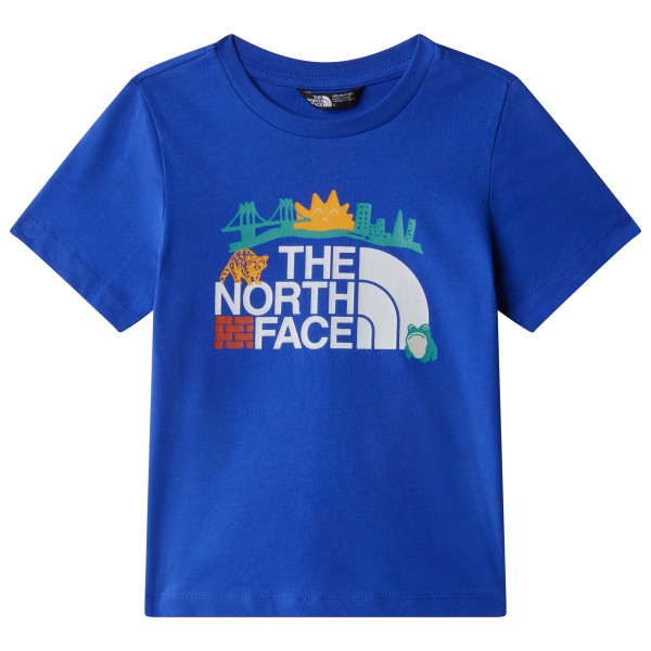 The North Face - Kid's Trail Map Graphic S/S Tee - T-Shirt Gr 4T blau von The North Face