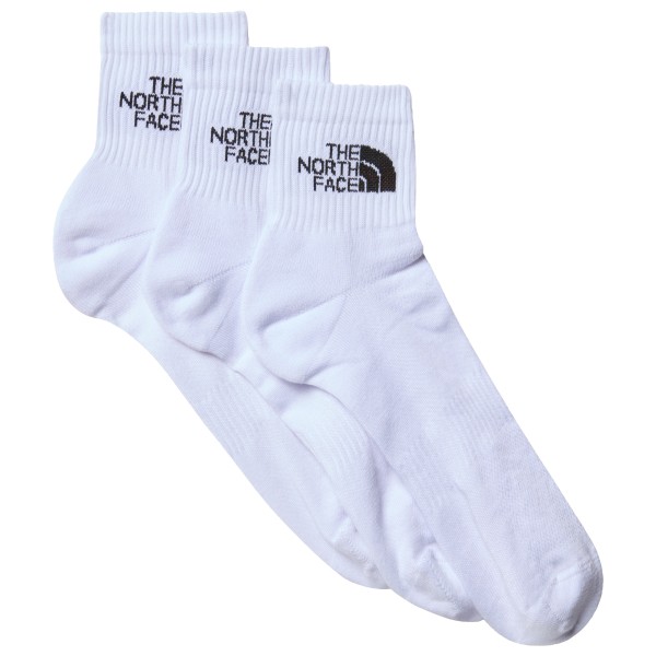 The North Face - Multi Sport Cush Quarter Socks 3-Pack - Multifunktionssocken Gr M weiß von The North Face