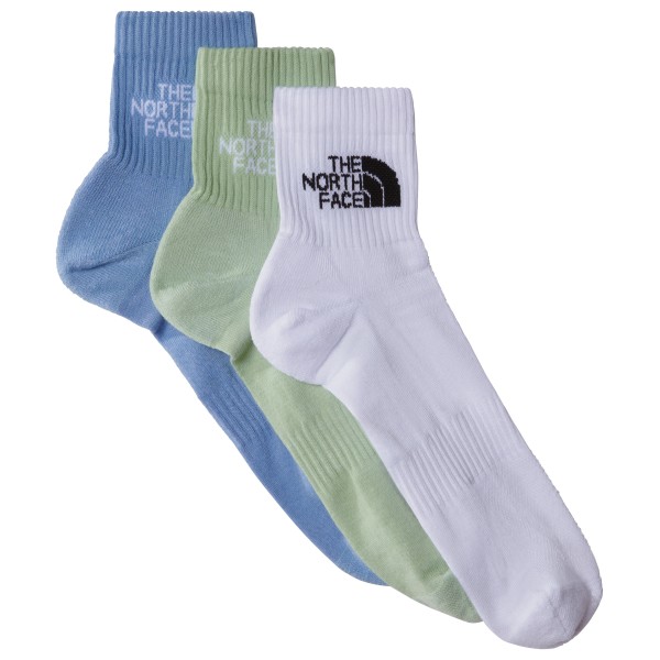 The North Face - Multi Sport Cush Quarter Socks 3-Pack - Multifunktionssocken Gr XS lila von The North Face