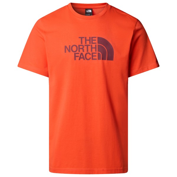 The North Face - S/S Easy Tee - T-Shirt Gr M rot von The North Face