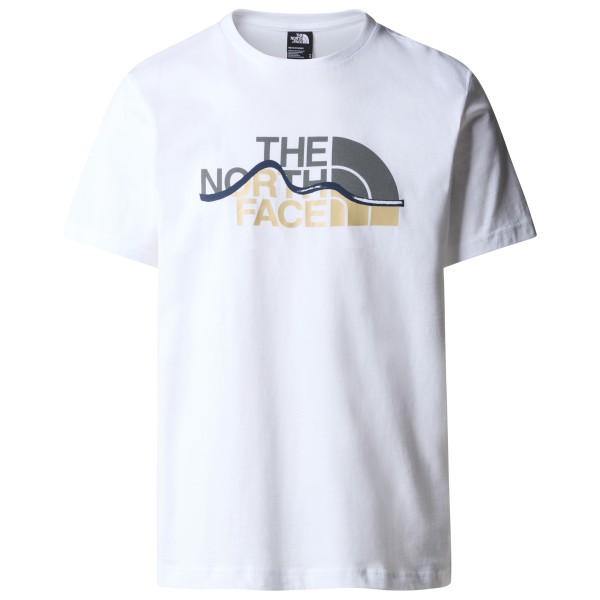 The North Face - S/S Mountain Line Tee - T-Shirt Gr S weiß von The North Face