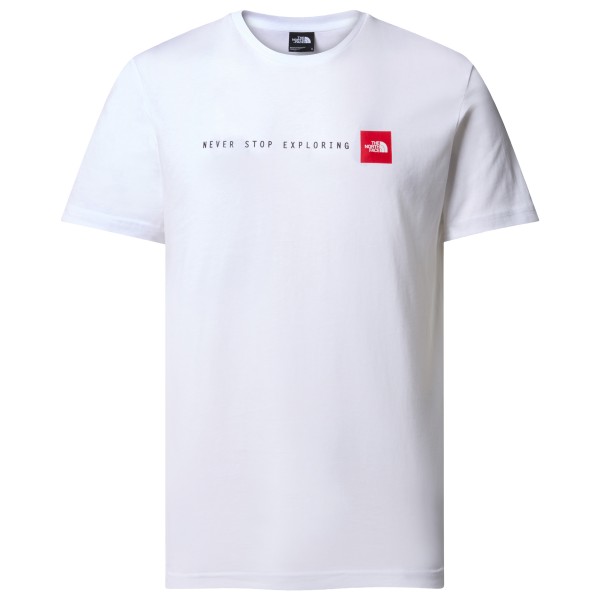 The North Face - S/S Never Stop Exploring Tee - T-Shirt Gr S weiß von The North Face