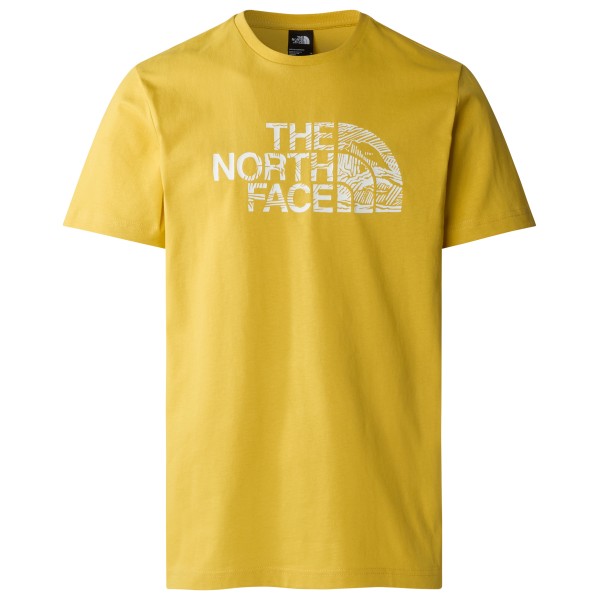 The North Face - S/S Woodcut Dome Tee - T-Shirt Gr L;M;S beige;gelb;schwarz von The North Face