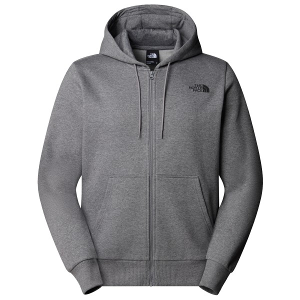 The North Face - Simple Dome Full Zip Hoodie - Hoodie Gr L grau von The North Face