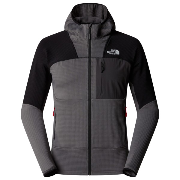 The North Face - Stormgap Powergrid Hoodie - Fleecejacke Gr XXL grau/schwarz von The North Face