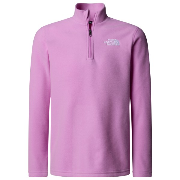 The North Face - Teen's Glacier 1/4 Zip Pullover - Fleecepullover Gr M rosa/lila von The North Face