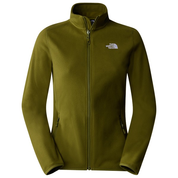 The North Face - Women's 100 Glacier Full Zip - Fleecejacke Gr S oliv von The North Face