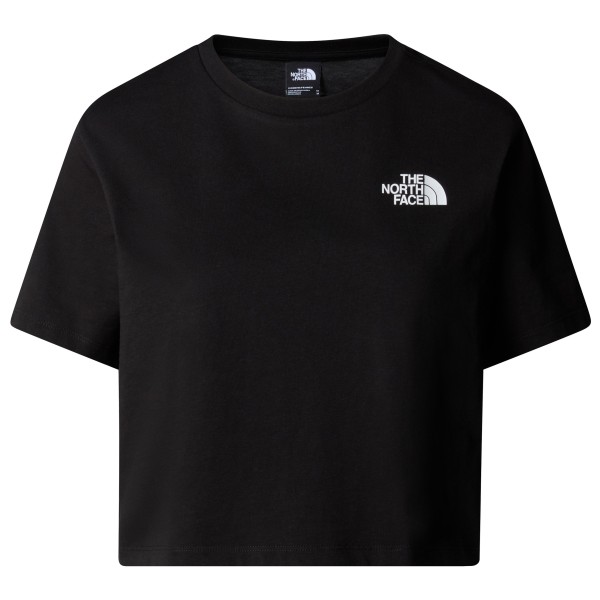 The North Face - Women's Cropped Simple Dome Tee - T-Shirt Gr XXL schwarz von The North Face