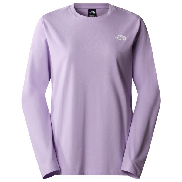 The North Face - Women's L/S Simple Dome Tee - Longsleeve Gr L lila von The North Face