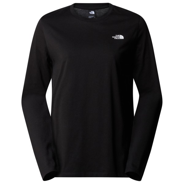 The North Face - Women's L/S Simple Dome Tee - Longsleeve Gr M schwarz von The North Face