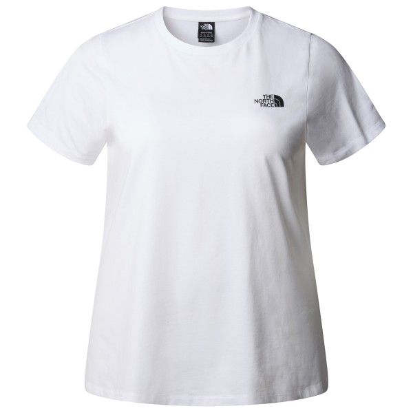 The North Face - Women's Plus S/S Simple Dome Tee - T-Shirt Gr 3X weiß von The North Face