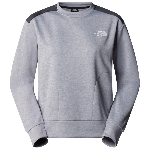 The North Face - Women's Reaxion Fleece Crew - Fleecepullover Gr L grau von The North Face