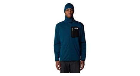 the north face crest full zip fleecejacke blau von The North Face