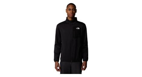 the north face crest full zip fleecejacke schwarz von The North Face