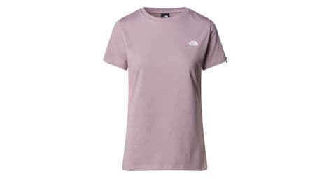 the north face simple dome pink damen kurzarm t shirt von The North Face