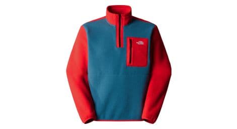 the north face yumiori 1 4 zip fleece blau von The North Face