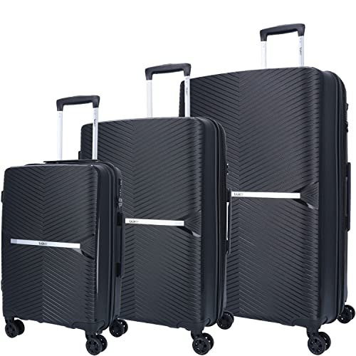 TheTrueC 4-Rad Trolley Set S/M/L Venedig schwarz von TheTrueC