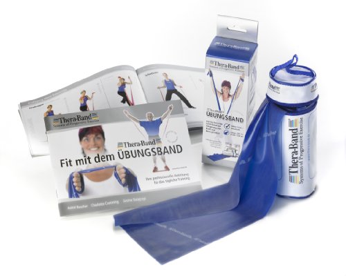 Thera-Band Elastisches Trainingsband, blau - blau, 2.5 m Thera-Band Elastisches Trainingsband, blau - blau, 2.5 m von Theraband