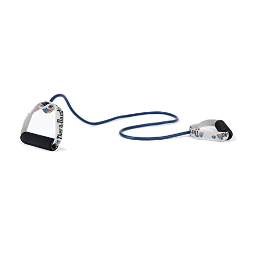 TheraBand Widerstandstrainer Bodytrainer Tubing mit Schaumstoffgriffen Blau | Sehr schwer, OneSize TheraBand Widerstandstrainer Bodytrainer Tubing mit Schaumstoffgriffen Blau | Sehr schwer, OneSize von TheraBand