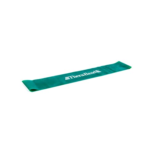 TheraBand Übungsband Loop - 7,6 cm x 45,5 cm (B x L), Ø 29 cm Grün | Schwer, OneSize von Theraband