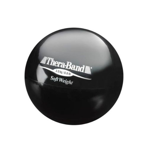 TheraBand Gewichtsball Soft Weight Schwarz | 3,0 kg von Theraband