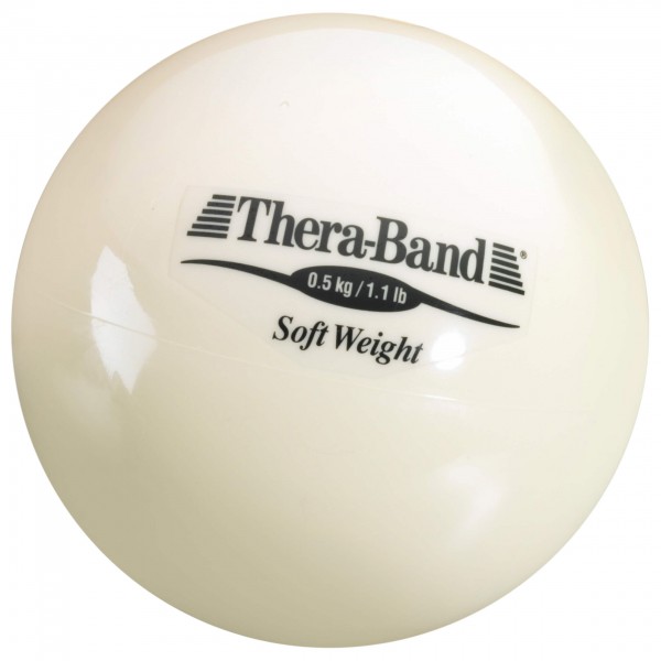 TheraBand - Soft Weight - Balancetrainer Gr 0,5 kg beige/weiß von TheraBand