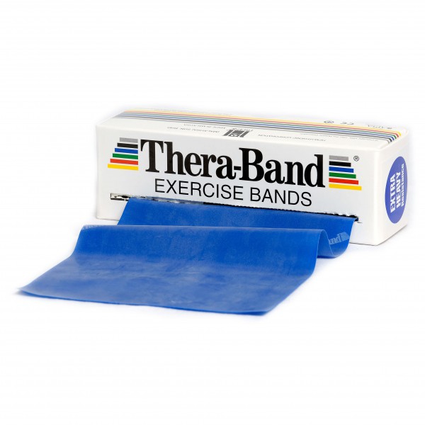 TheraBand - Übungsband - Fitnessband Gr 12,8 c m x 5,50 m blau von TheraBand