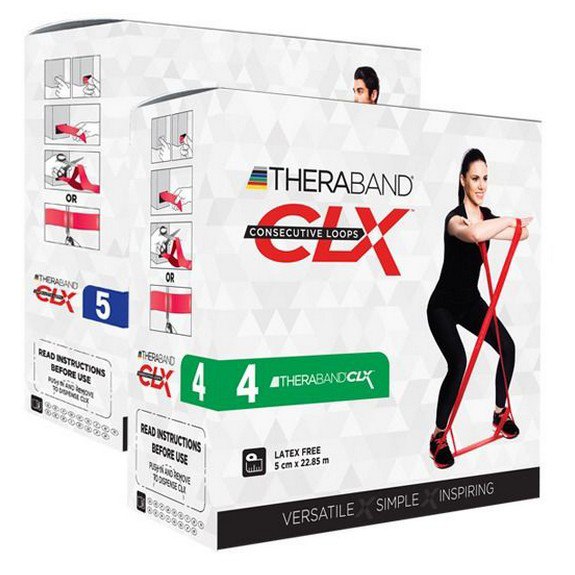 Theraband Clx Loops Resistance Band Rot 22 m von Theraband