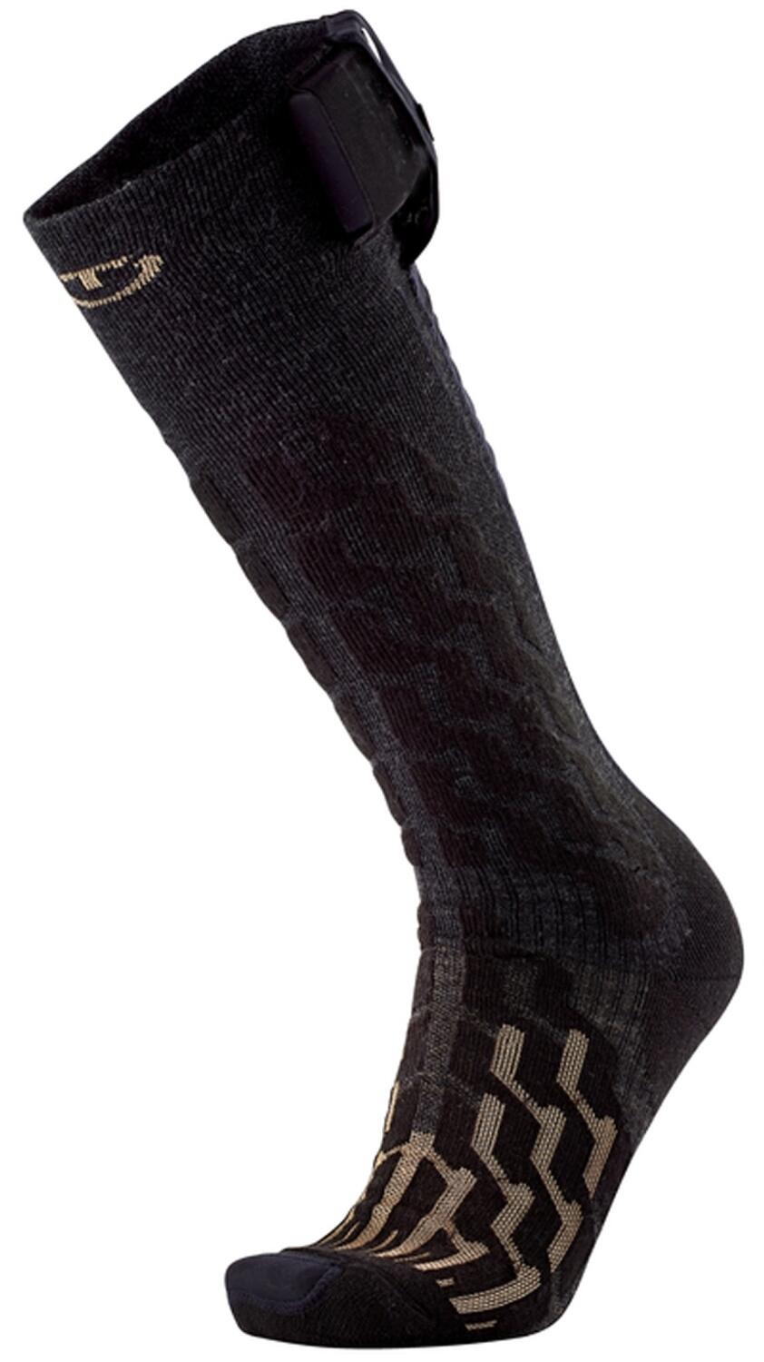 Therm-ic PowerSock Heat Fusion Socke Men ohne Akku (42.0 - 44.0, black/gold) von Therm-ic
