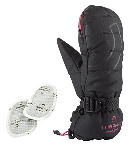 therm-ic WARM Gloves (with 6 Warmers) Wärmehandschuh, Rosa, 8.5 von Therm-ic
