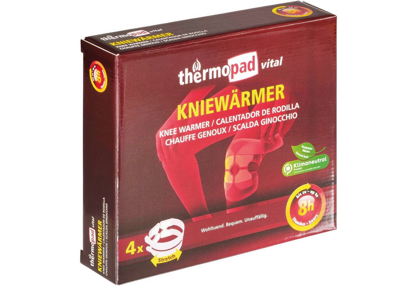 Thermopad Körperwärmer Kniewärmer (4er Box) von Thermopad