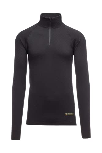 Thermowave 2in1 Thermounterwäsche Herren Turtle Neck ½ Zip - Thermo Unterwäsche Männer Feuchtigkeitstransportierende Langes Shirt Arbeitskleidung - Superwarme, Schnell trocknende, L von Thermowave